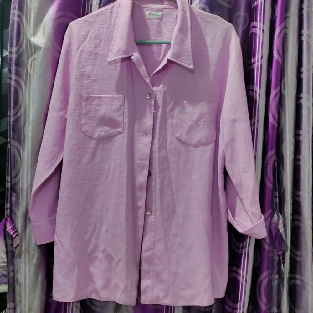 Lavender trending oversized shirt size fits to m to xl - Picture 1 of 4